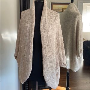 Shimmer Ivory Knit Sweater